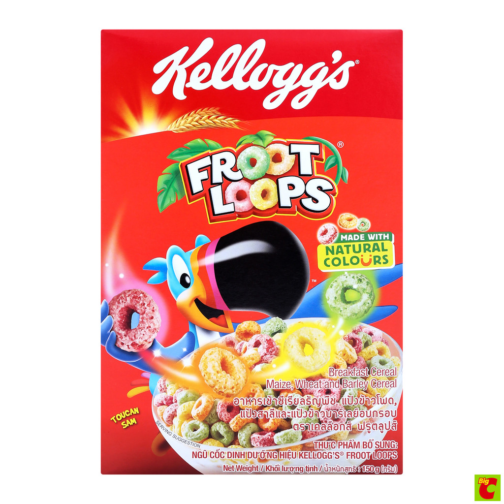 เคลล็อกส์ อาหารเช้าฟรุ๊ตลูป 150 ก.