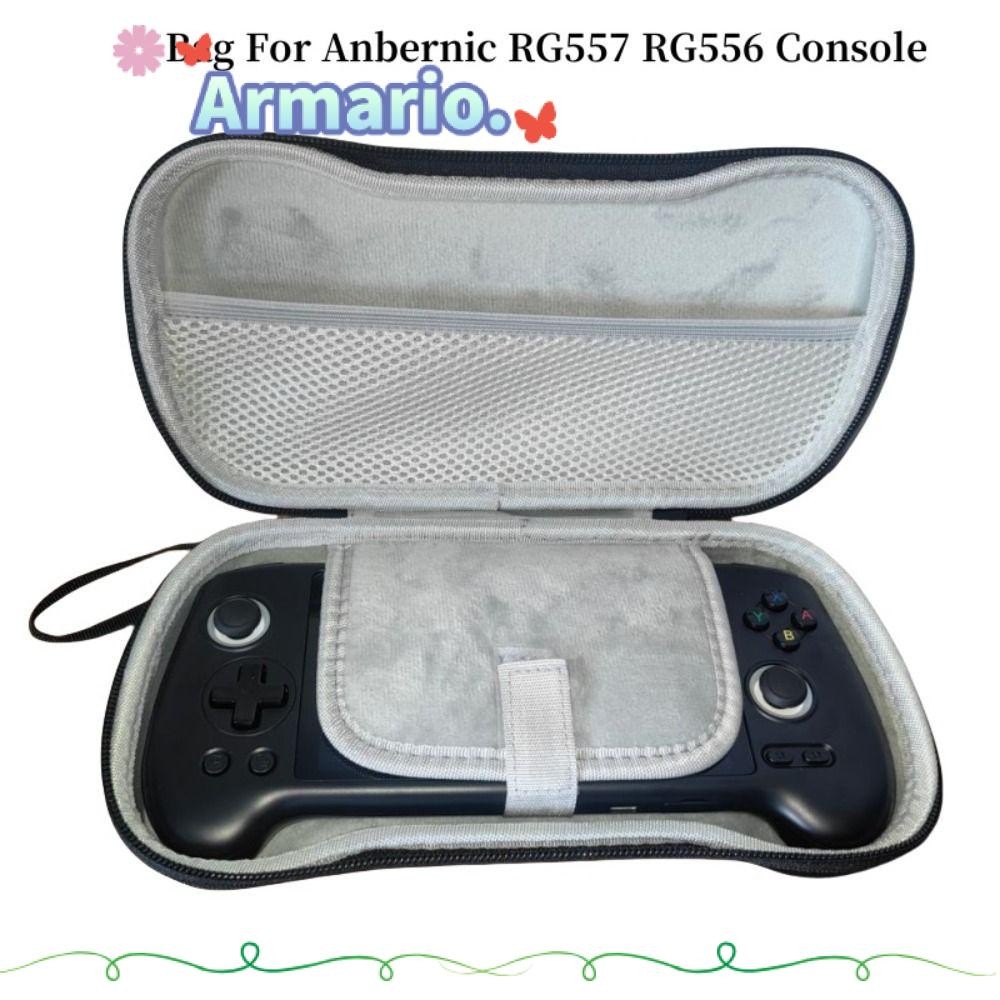 ARMARIO กระเป๋าเก็บของ, อุปกรณ์เสริมกระเป๋าถือแบบพกพา, กันกระแทกป้องกันสําหรับ Anbernic RG557 RG556 