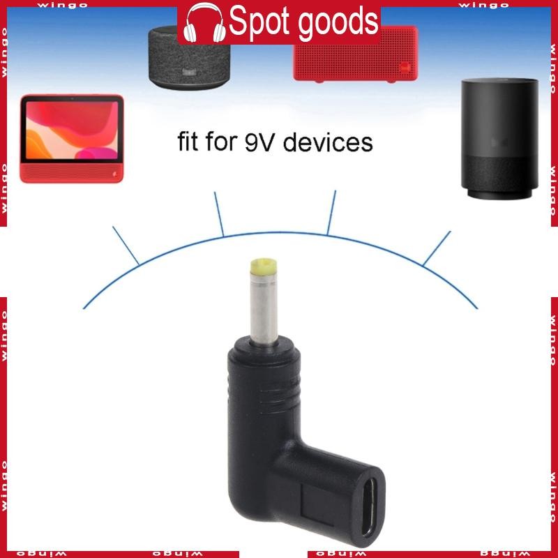 WIN Type C เป็น DC Power Adapter 9V USB C ปลั๊ก DC ชายอะแดปเตอร์ชาร์จเชื่อมต่อ USB PD to Power 9V อุ