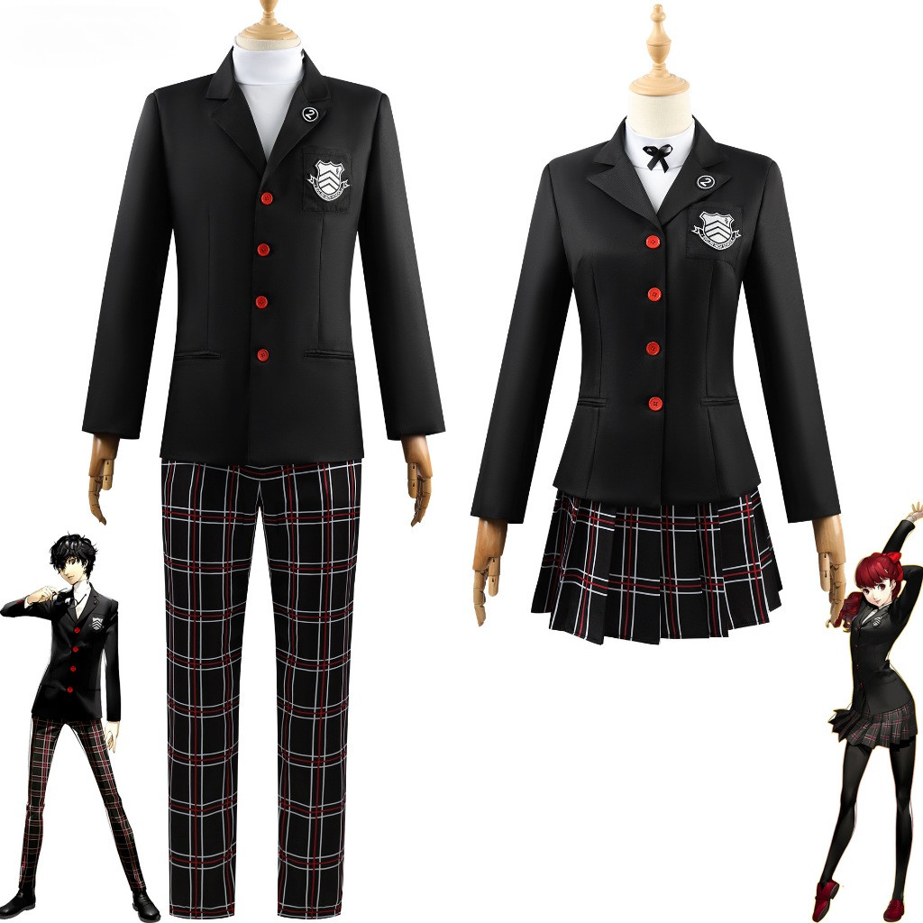 ZST ชุดคอสเพลย์ Persona: Ammiya Ren พร้อมชุดนักเรียน แจ็คเก็ตกางเกง และกระโปรง รวมวิกผม