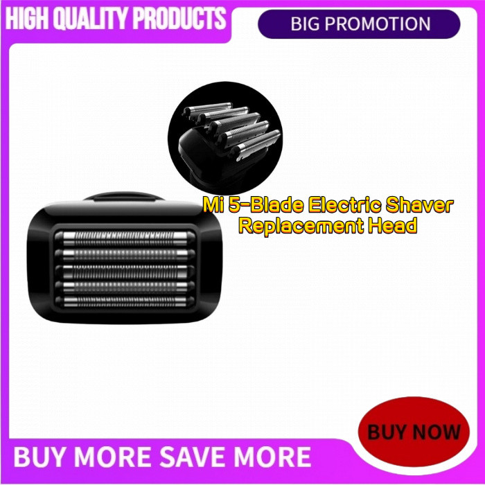 ☪หัวสำหรับเปลี่ยนเครื่องโกนหนวดไฟฟ้า Mi 5-Blade Electric Shaver Replacement Head