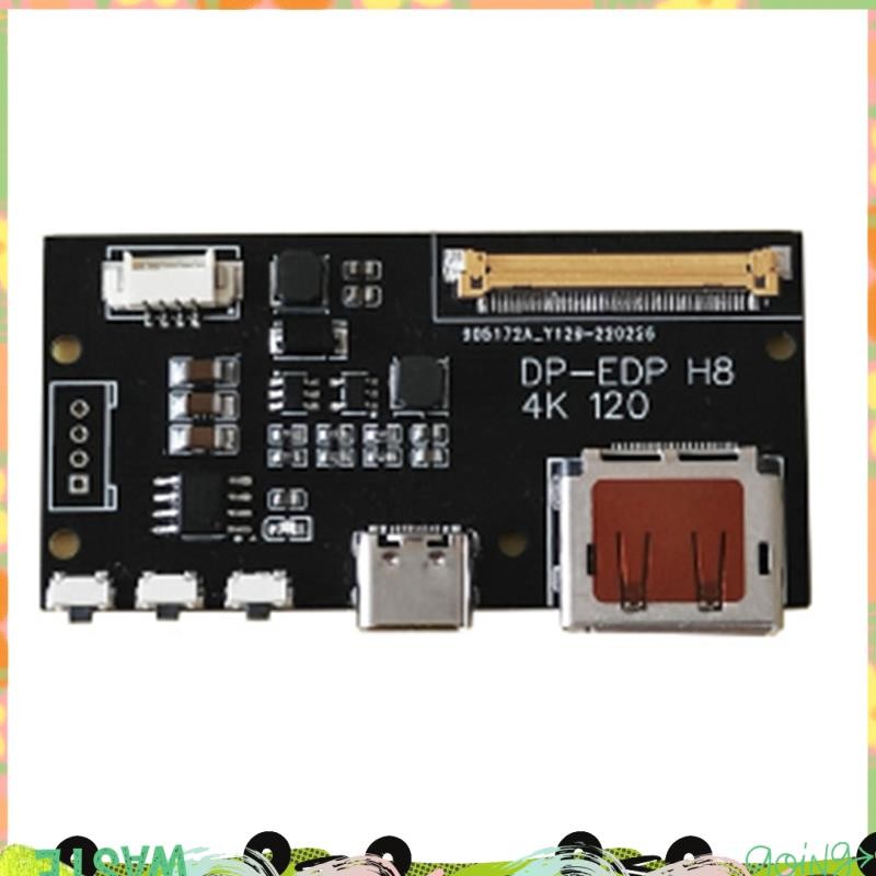 DP to EDP 4K 120HZ DIY4K Driver Board 4K 2K 1080 อะแดปเตอร์สําหรับจอแสดงผลแบบพกพา (A) ติดตั้งง่ายใช้