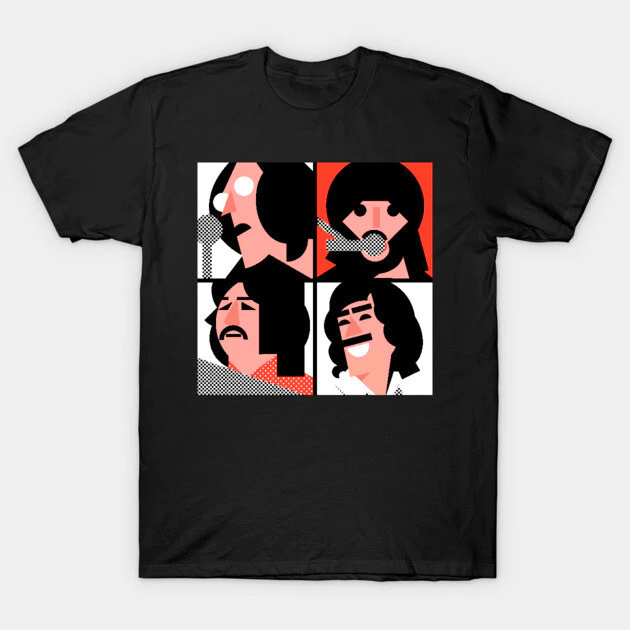 เสื้อยืด Vintage Beatles Let It Be Get Back Cotton 100% - รูปที่ 1