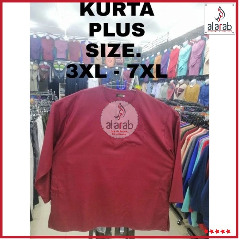 Kurta Plus Size 3XL-7XL นุ่ม