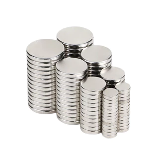 แม่เหล็กทรงกลม หนา 2 มิล แม่เหล็กแรงสูง นีโอไดเมียม วงกลม Magnet Neodymium แม่เหล็ก