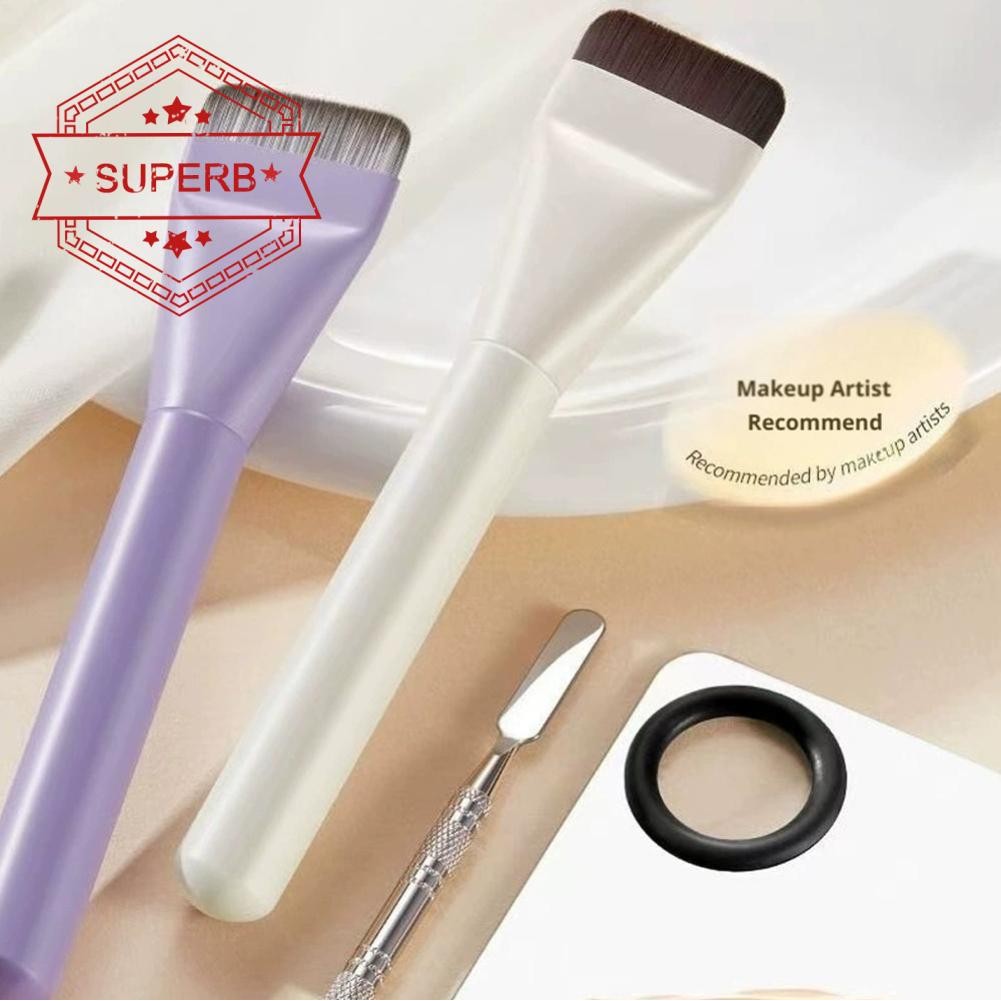 ❦ไดอะดู❦ Foundation Palette แป้งพัฟสีดํา One Word Flat Foundation ไม้พาย แปรงรองพื้น Thin W6g8  ❦ไดอ