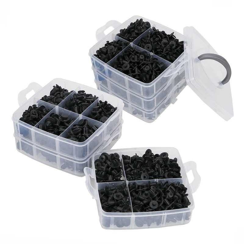 ANDEASTRA Universal Car Rivet Bolts Push Pin Fasteners Clip 620 ชิ้น - CA03