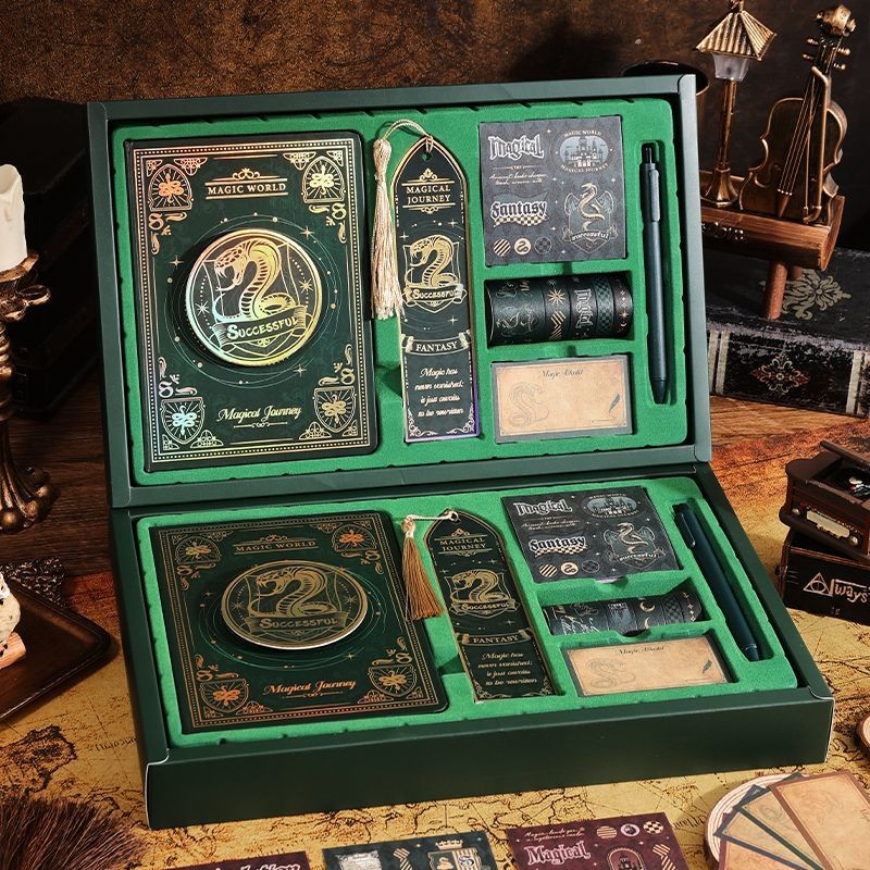 Harry Potter Notebook Gift Box Set High-value diy Handbook Material Student Handbook Birthday Gift
