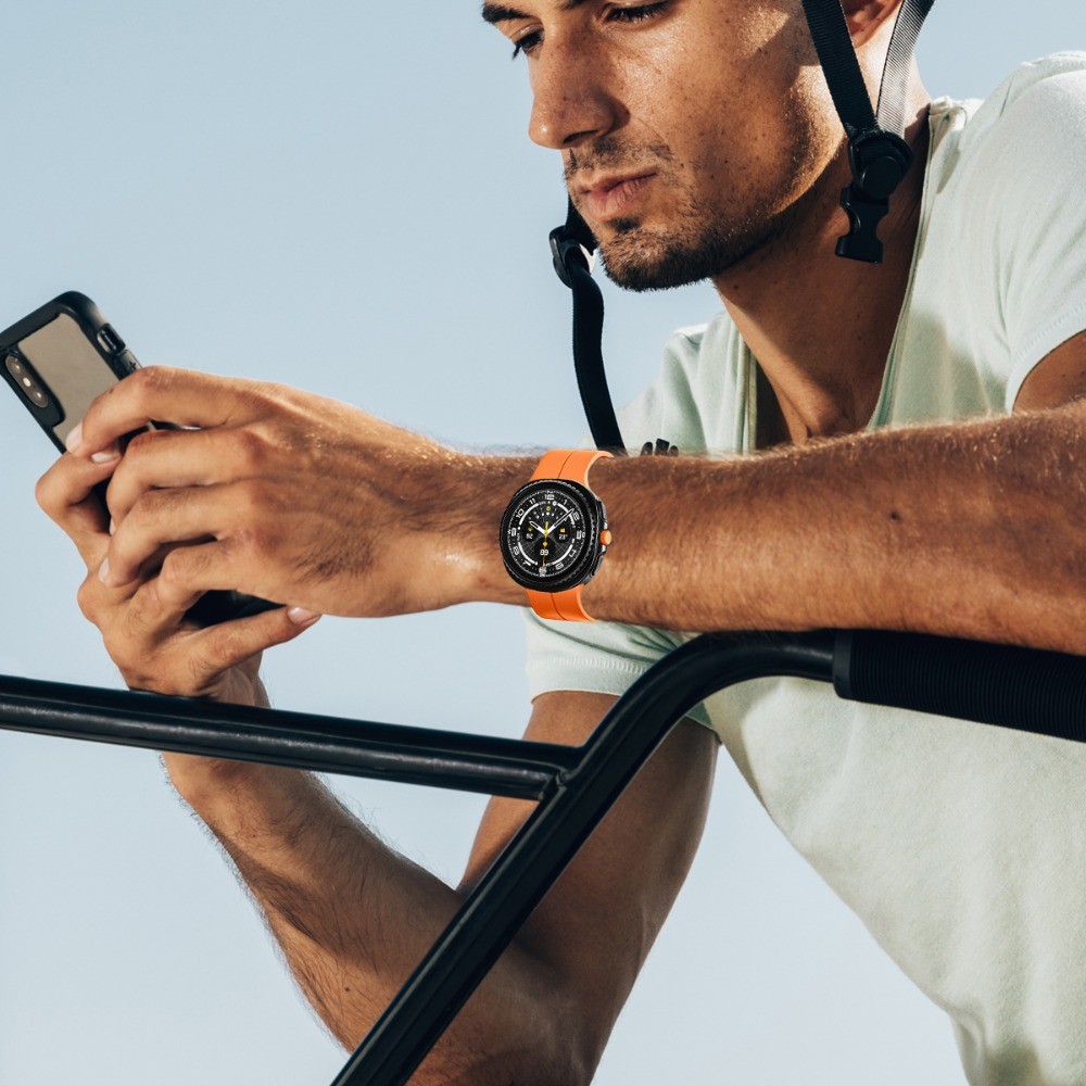 สายซิลิโคนแบบสปอร์ตสําหรับ Samsung Galaxy Watch 8 40 44 มม. / 8 Classic 46 มม. Magnetic Buckle Band - รูปที่ 6