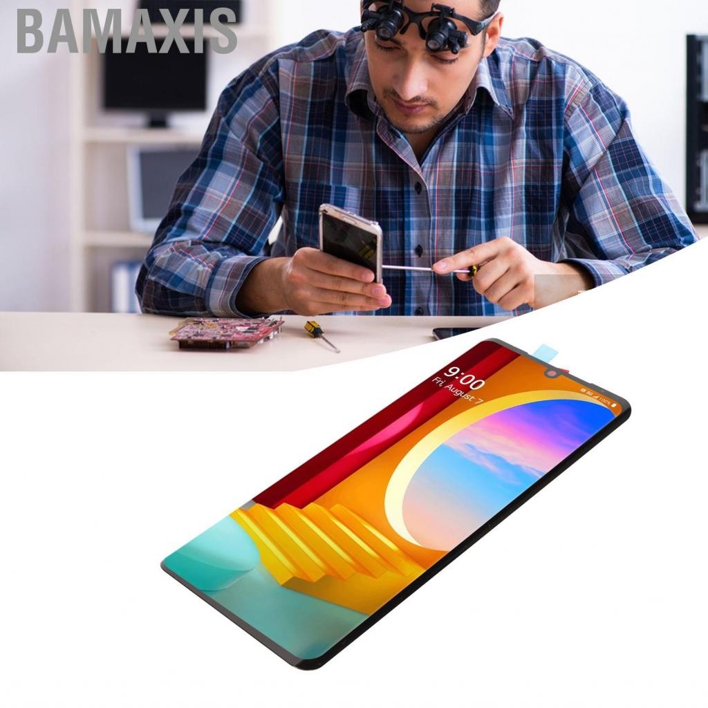 Bamaxis การเปลี่ยนหน้าจอ LCD สำหรับ Velvet 5G G9 Thinq G900 G900N G900EM G900TM G900UM ASSEMBLY DIGI