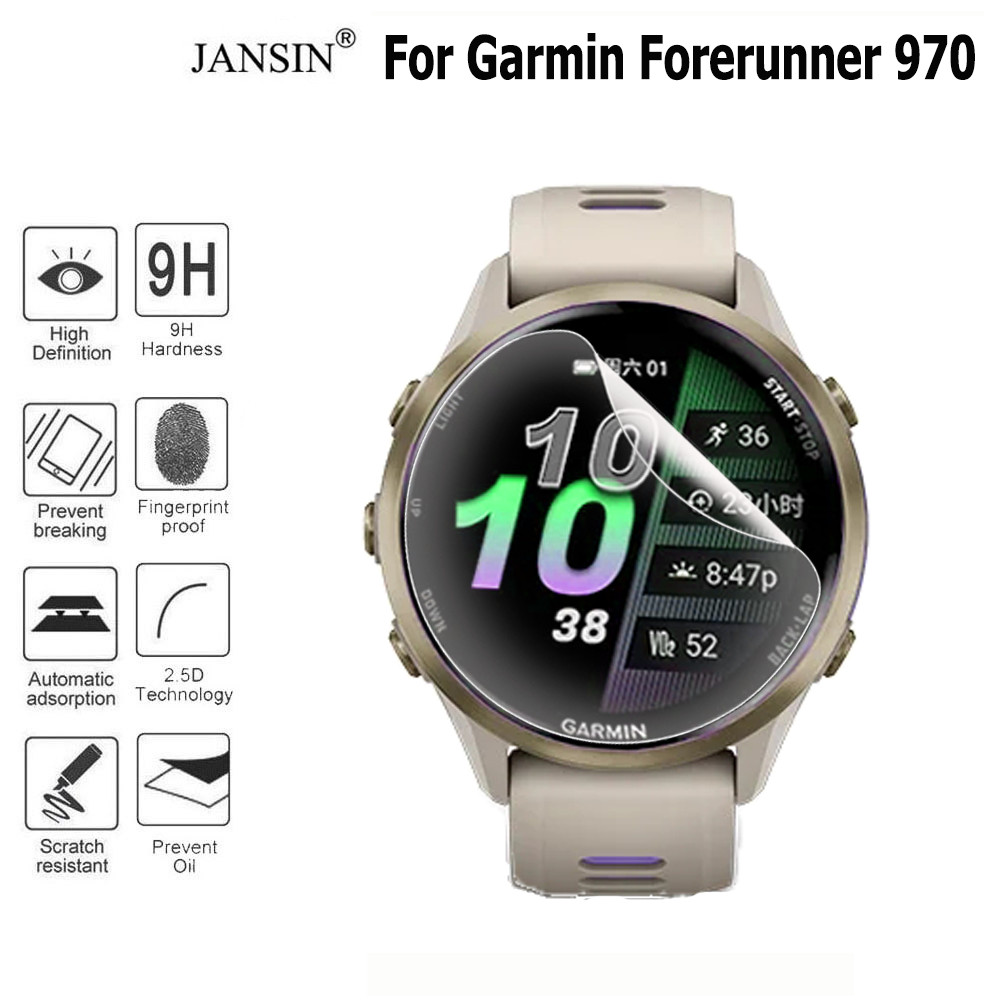 ฟิล์มกันรอย สําหรับ Garmin Forerunner 970 ไฮโดรเจล ฟิล์มกันรอย ฟิล์ม Smartwatch
