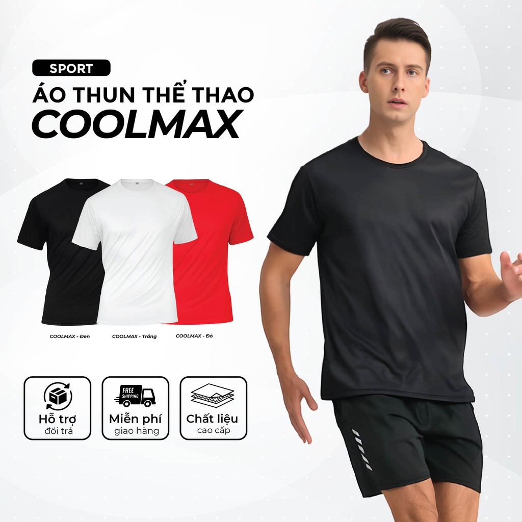 CoolMax Running T-Shirt เสื้อยืดกีฬา CoolMax B Gym T-Shirt