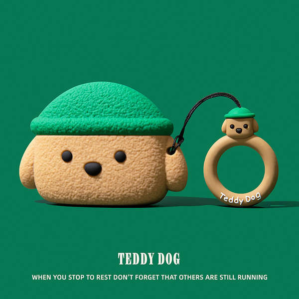 เคส airpods เคสหูฟัง เคสป้องกันสำหรับ airpodspro2เคสหูฟัง aipods แอปเปิ้ลบลูทูธน่ารักตุ๊กตาสุนัข air