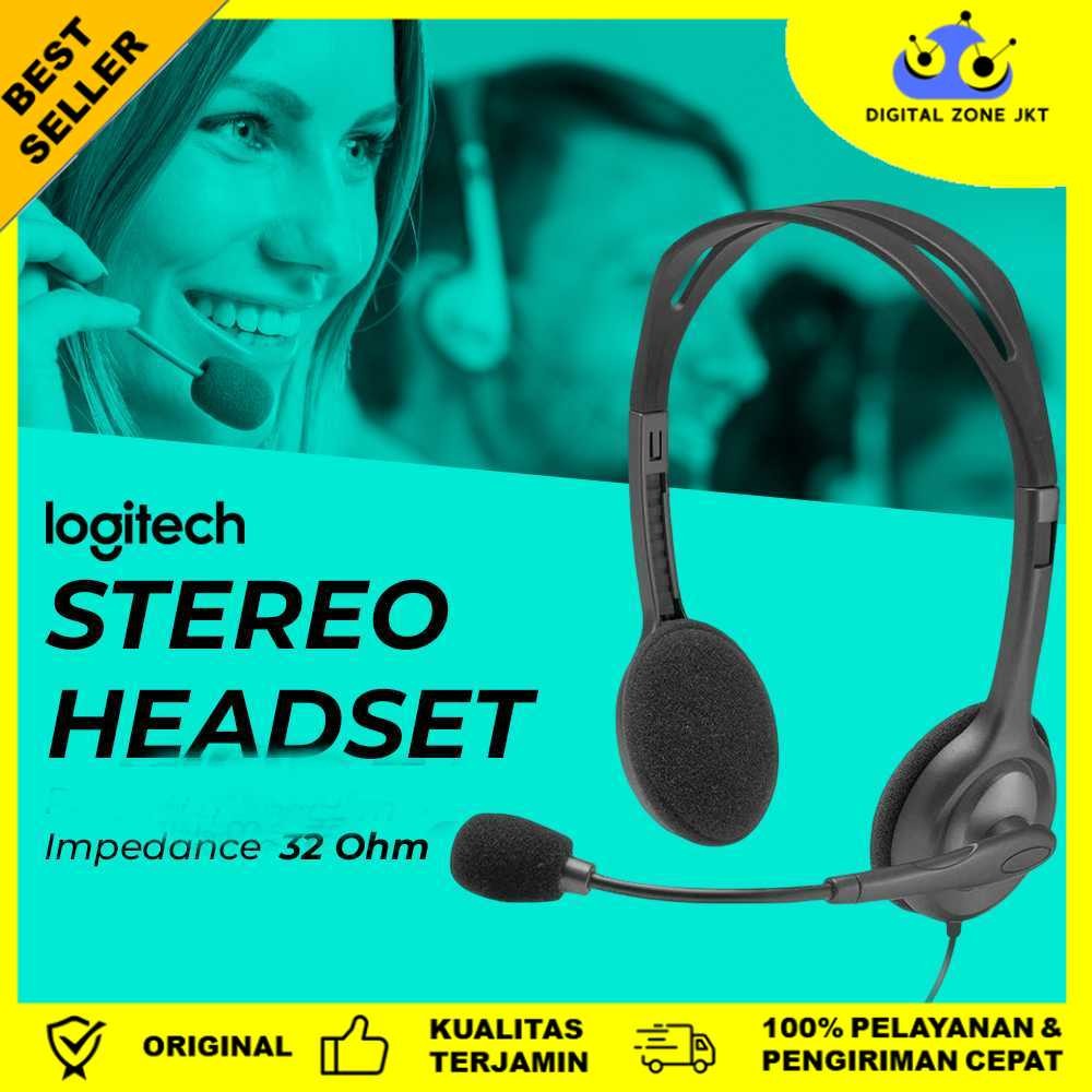 ชุดหูฟังสเตอริโอ Logitech - H111