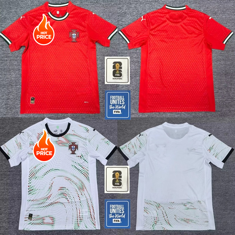 2025/26 Portugal Home Away เสื้อฟุตบอลผู้ชาย 7CR Jersey EDGE