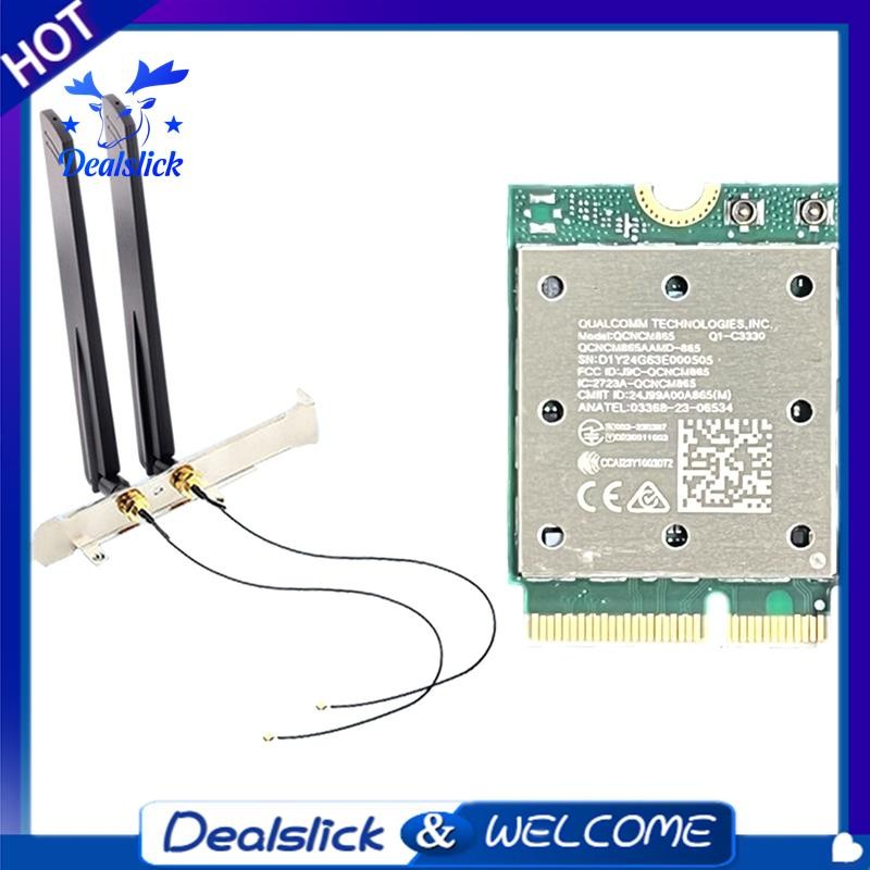 WiFi7 QCNCM865 5.4Wireless WiFi Card WiFi7 QCNCM865 ไร้สาย 2.4Gbps 5.4 Wireless Wi-Fi สําหรับ Win11 