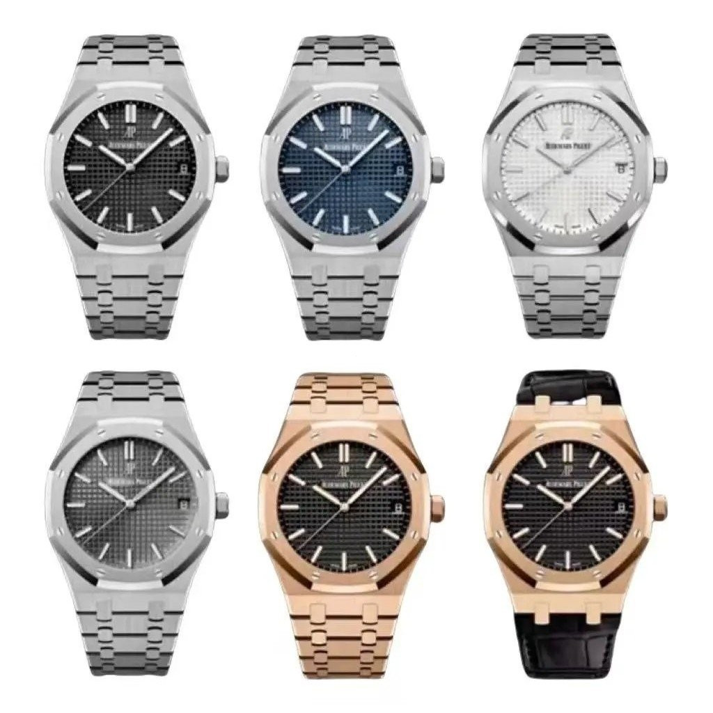 [** นาฬิกาเหล็ก Pinnacle] Ready Stock ZF ล่าสุด V2 Aibi Royal Oak 15500 Steel King 41mm, มุมใส, กล้า