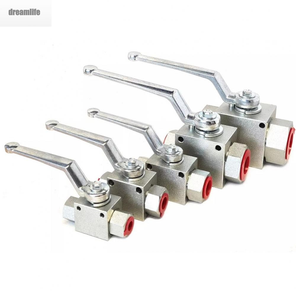 บอลวาล์วไฮดรอลิก 2Way Design 500 Bar Rated สําหรับหลายขนาดกลาง G1/4 ถึง G3/4