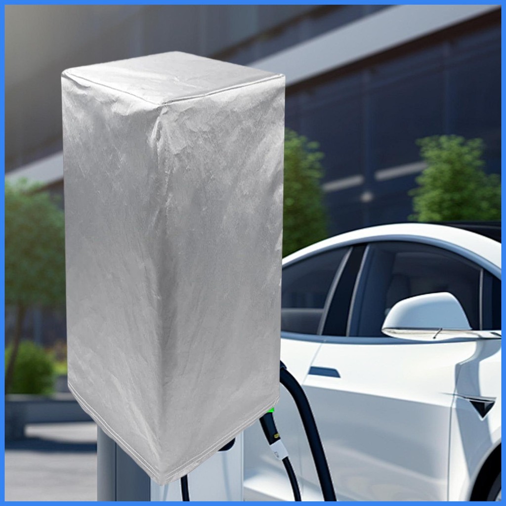 EV Charger Station Rain Cover EV Charger Station Rain Protector กันน้ํากันฝุ่น Sun Blocking ผ้า fits