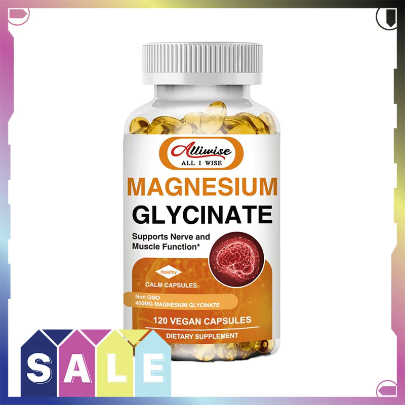 Alliwise Magnesium Glycinate Capsules รองรับสุขภาพระบบประสาท ปรับปรุงคุณภาพการนอนหลับ