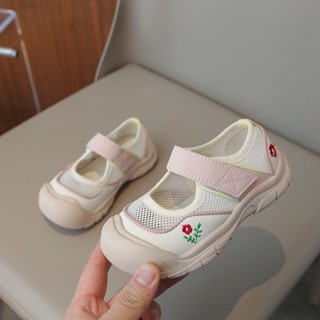 รองเท้าแตะปิดหัวสําหรับเด็กผู้หญิง ฤดูร้อน รองเท้ากีฬาเด็ก ร…