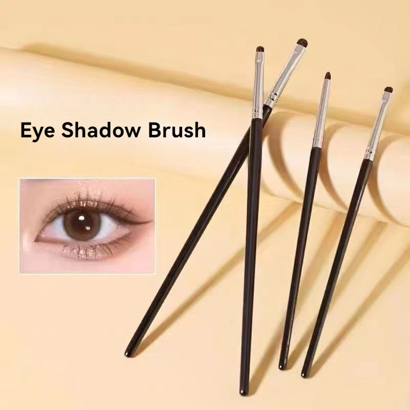 Pony Hair Eyeliner Brush Eye Shadow Detail Brush แปรงแต่งหน้า Eye Fine Halo คอนซีลเลอร์แปรงเริ่มต้นแบบพกพาชุดแปรงแต่งหน้าเครื่องมือแต่งหน้า ﻿ ราคา ถูกที่สุด ดีลบีเคเค แกลเลอรีภาพที่ 2