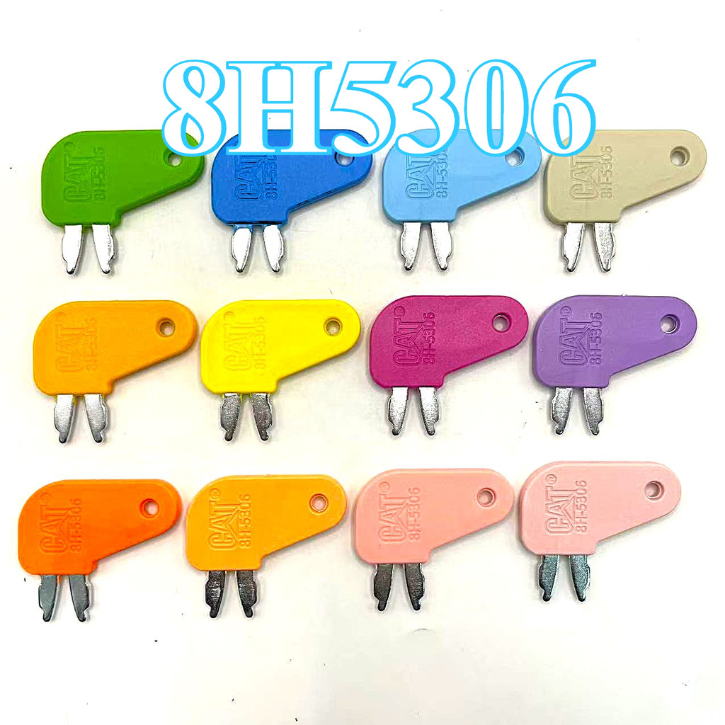 1pcs 12 สีคีย์ 8H-5306 8H5306 8398 สําหรับ CAT Master Disconnect Key 931B 931C 933C 935B 93C 939 939