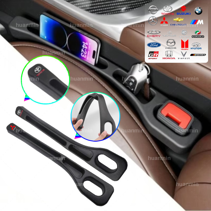 2 ชิ้น Vinfast รถที่นั่ง Gap Filler Organizer กันน้ํา Universal Car Seat Gap Anti-leak Stopper Strip