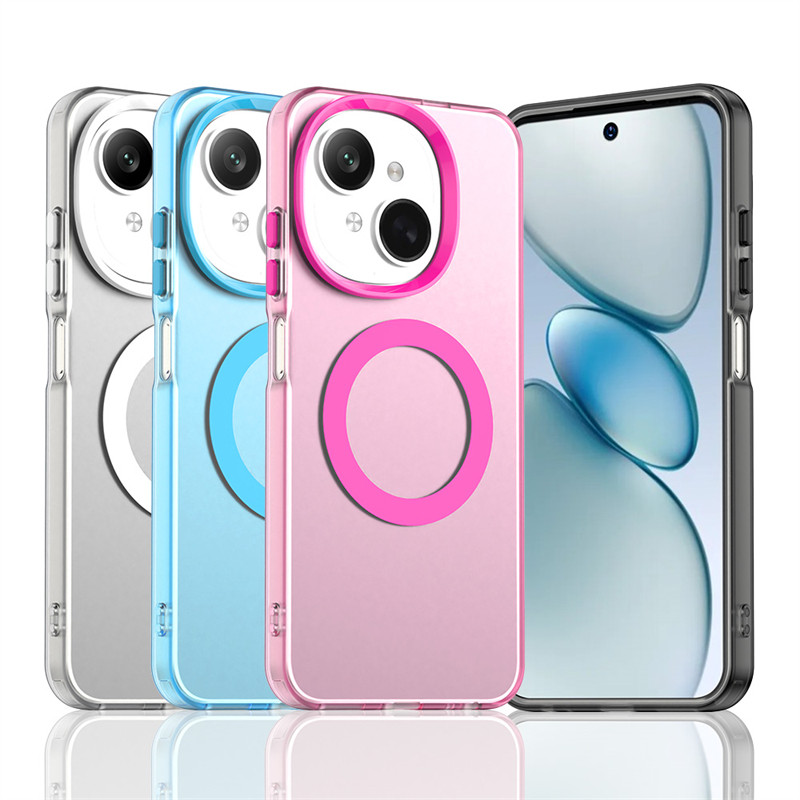 เคสใสสําหรับ Tecno Spark Go 1S สําหรับ Tecno Spark Go 1S การดูดซับแม่เหล็กไร้สายชาร์จสําหรับ Tecno S