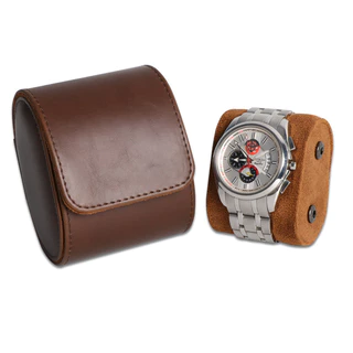 กระเป๋าเก็บนาฬิกา watch bag หนัง PU (1 / 2 / 3 เรือน) กล่องใสนาฬิกาแบบพกพา สไตล์วินเทจ
