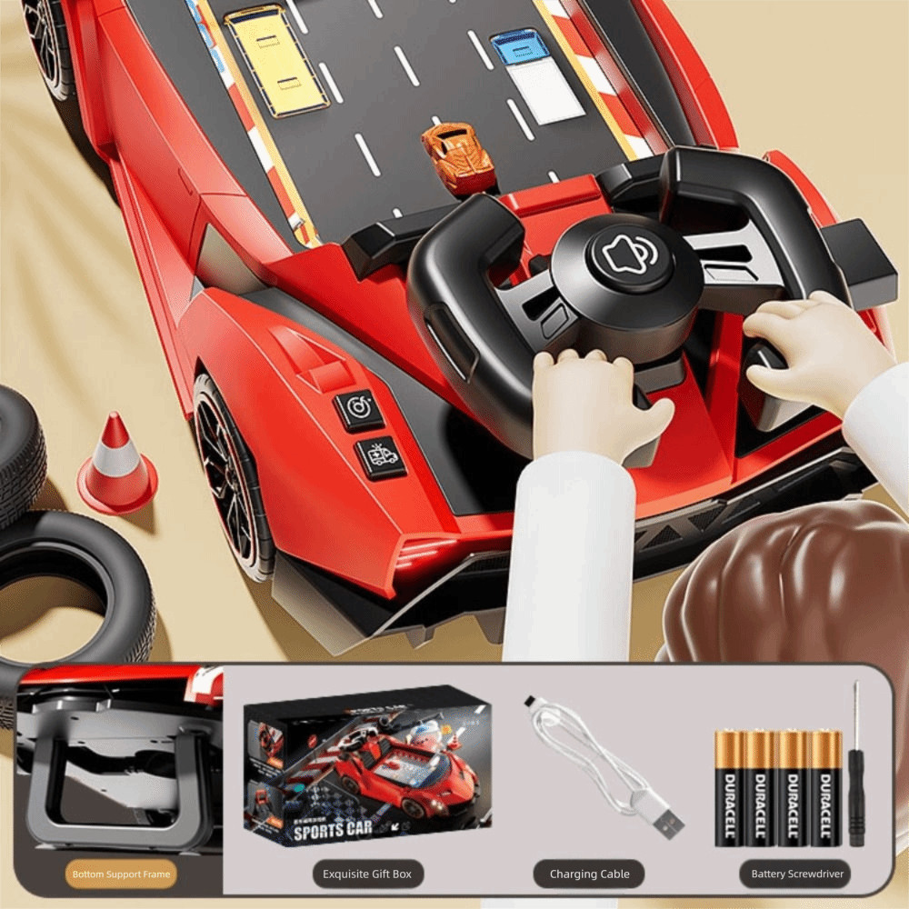 ของเล่นพวงมาลัย เนบูลาร์,พร้อมเพลงแสงเสียงเกมแบบโต้ตอบของเล่น,มินิรถที่มีแสงแข่งไฟฟ้ายูเอสบีขับเคลื่อนล้อแข่งของเล่นพรรคเกม ราคา ถูกที่สุด ดีลบีเคเค แกลเลอรีภาพที่ 4
