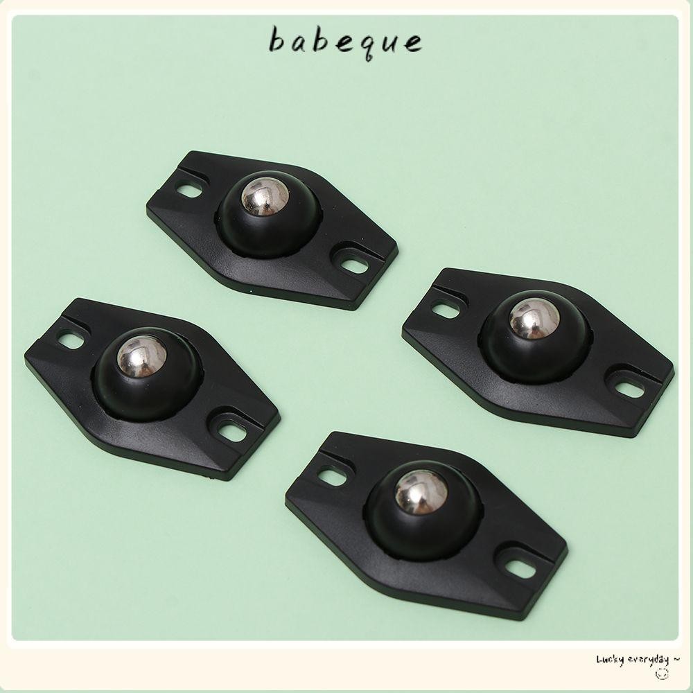 BABEQUE 4 ชิ้น Mini Universal Pulley กล่องเก็บสะดวกกล่อง Roller Mini หมุนล้อ 360o Universal ล้อ