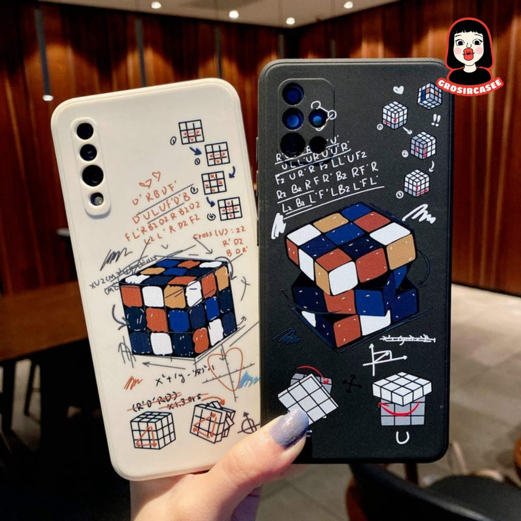 Rubiks cube PRINTING LENS PROTECTOR case vivo m4 pro note 12 v7 plus Y91 Y93 Y95 y91c y97 z1 40i pro