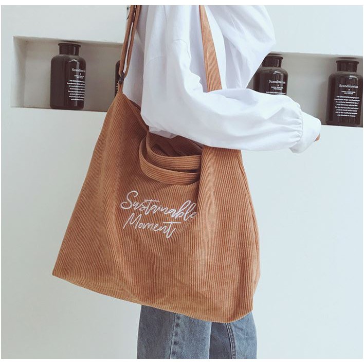 FD กระเป๋าผ้า รุ่น CVW-L6526 (C4-045) WTO พร้อมหูหิ้วและสายสะพาย จากร้าน Flying Dragon