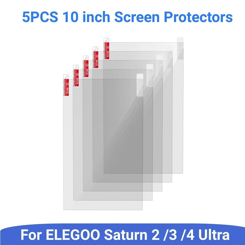 5PCS ป้องกันหน้าจอสําหรับ ELEGOO Saturn 3 Ultra 8K 12K Saturn 4 LCD เรซิ่น 3D เครื่องพิมพ์ Anti Scra