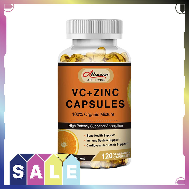 Alliwise Ascorbic Acid/Vitamin C + Zinc capsule วิตามินซีชีวภาพเชิงซ้อนเพื่อเสริมสร้างภูมิคุ้มกันและสุขภาพผิว