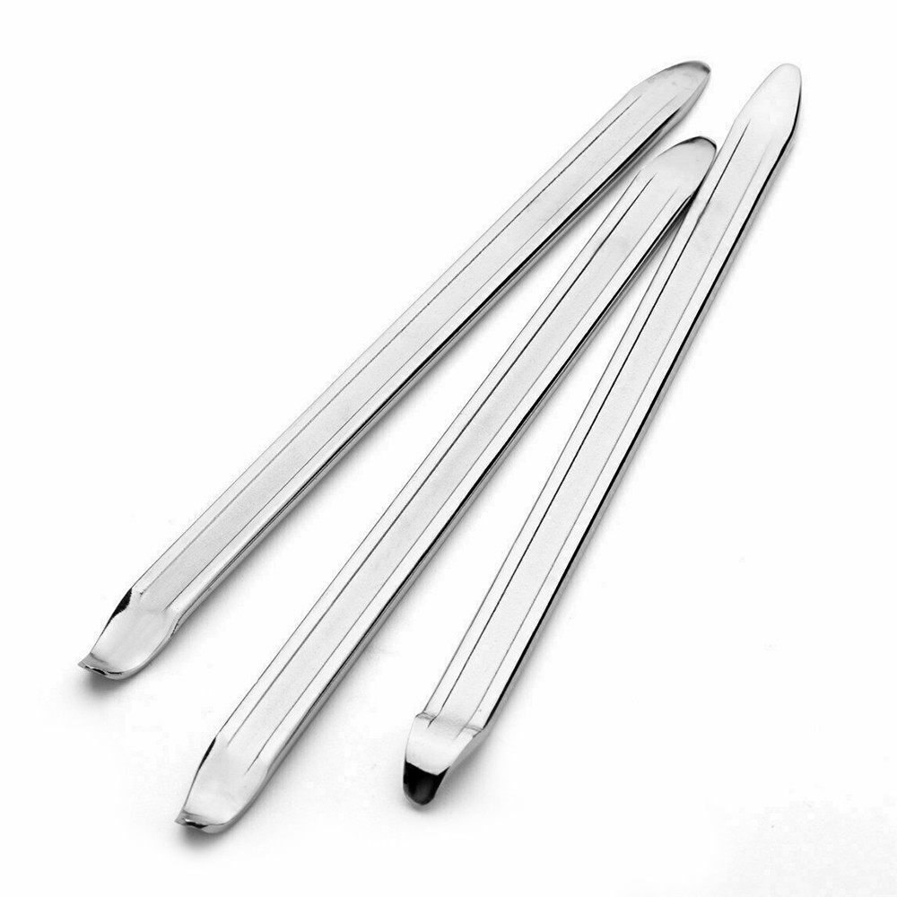 Newlanrode-ph 3PCS 11.81In สังกะสีประเภท Auto รถมอเตอร์ไซด์ Tyre ช้อน