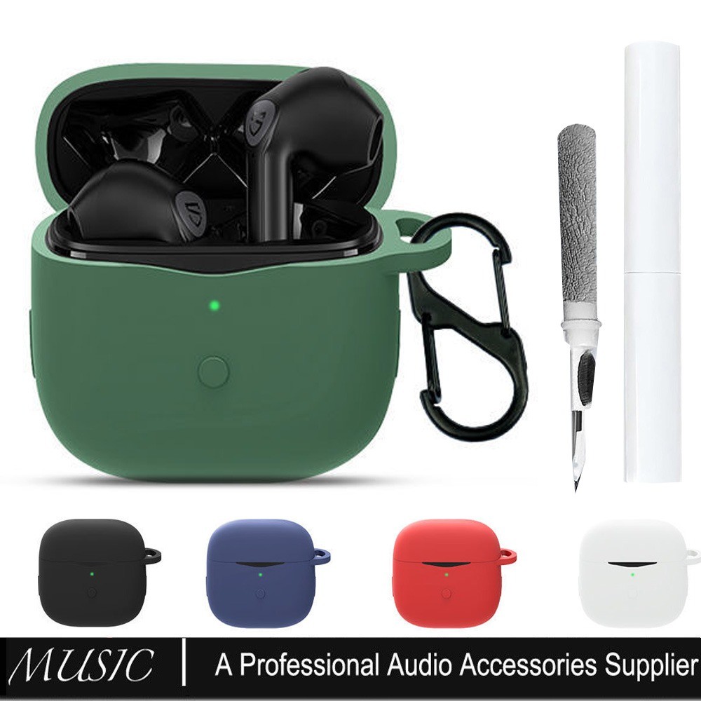 ฝาครอบเคสสําหรับ SoundPEATS Air3 Deluxe / SoundPEATS Air3 Pro / SoundPEATS Air3 หูฟังเคสซิลิโคนป้องก