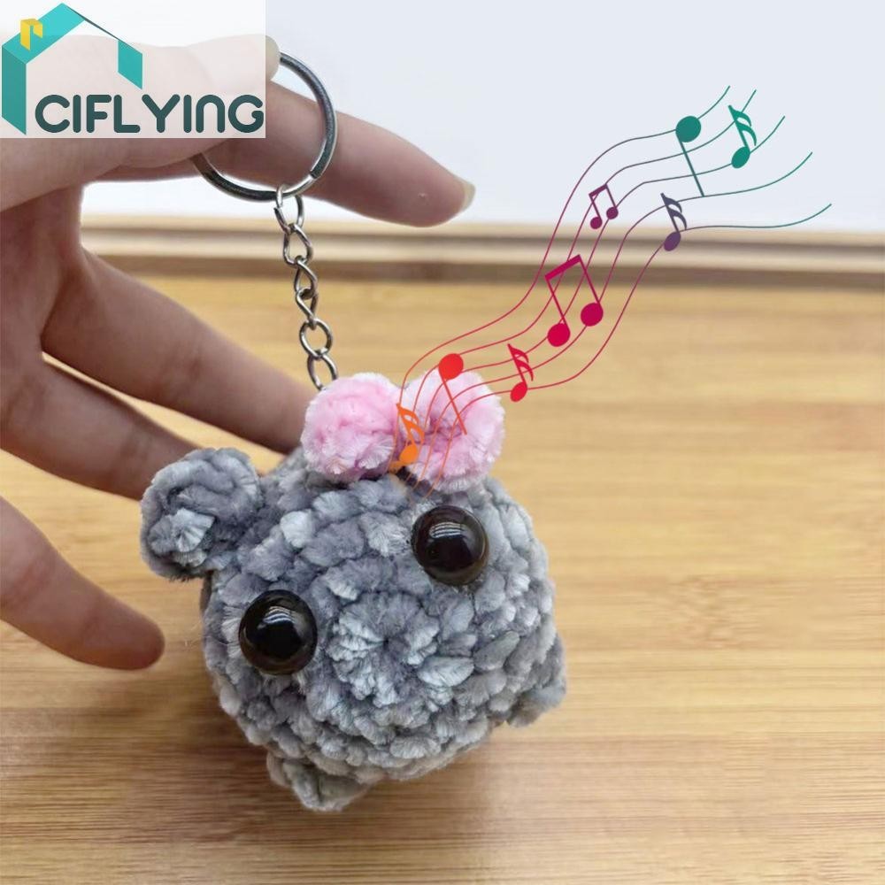 Sad Hamster Meme Sound Music Plush Toy Sad Hamster พวงกุญแจของขวัญสําหรับผู้หญิงผู้ชาย [Ciflying.th]