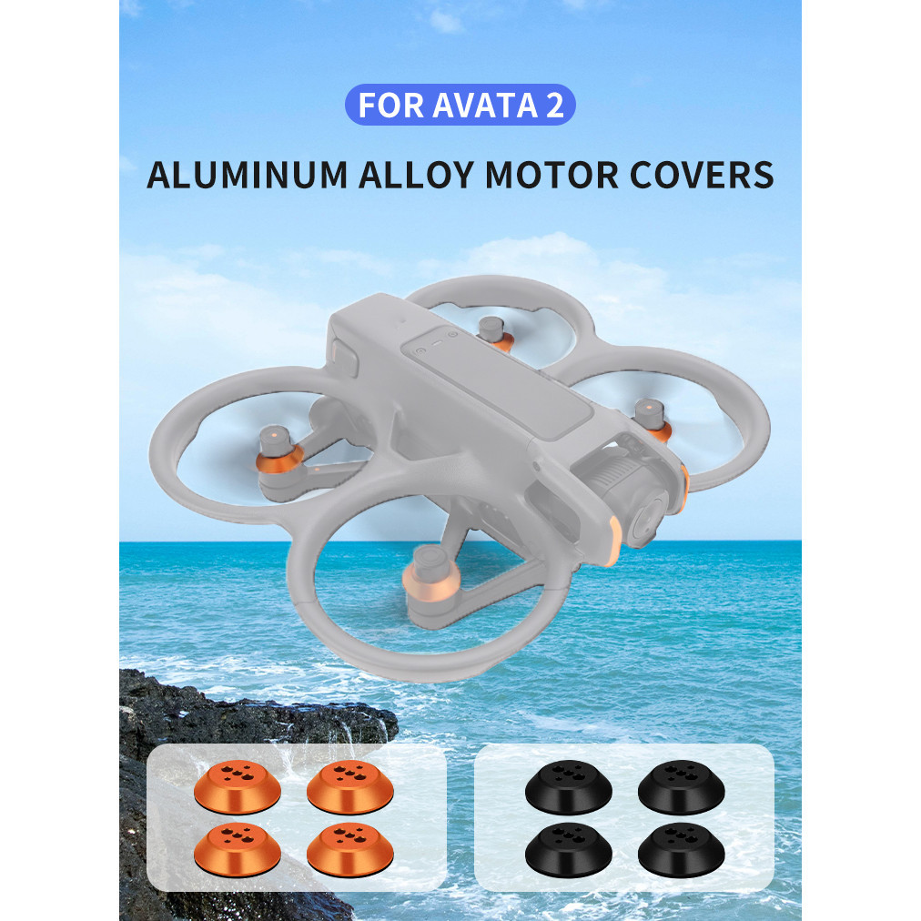 XT-XINTE มอเตอร์ฝาครอบหมวกสําหรับ DJ Avata 2 Drone อลูมิเนียมป้องกัน Guard ฝุ่นเครื่องยนต์ Protector