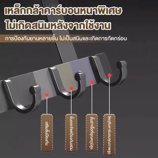 ตะขอเกี่ยวหลังประตู ตะขอแขวนประตู ตู้ครัว ไม่ต้องเจาะผนัง ตะขอติดผนัง แข็งแรง ทนทาน ไม่เป็นสนิมตะขอหลังประตูห้องนอน