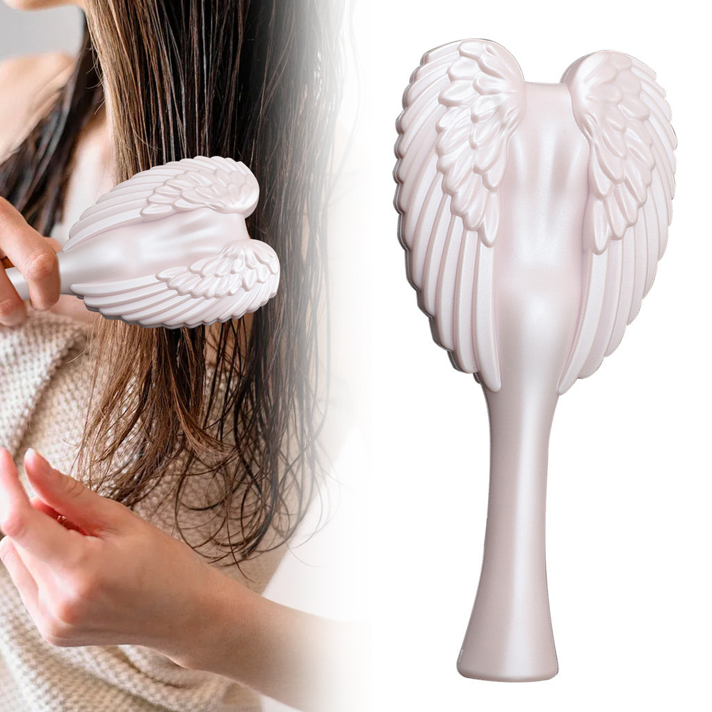 Professional Angel Detangling Tangle Hairbrush หวี Anti-static แปรงผมผู้หญิงนวดหวีสําหรับ Salon Hairdressing เครื่องมือ