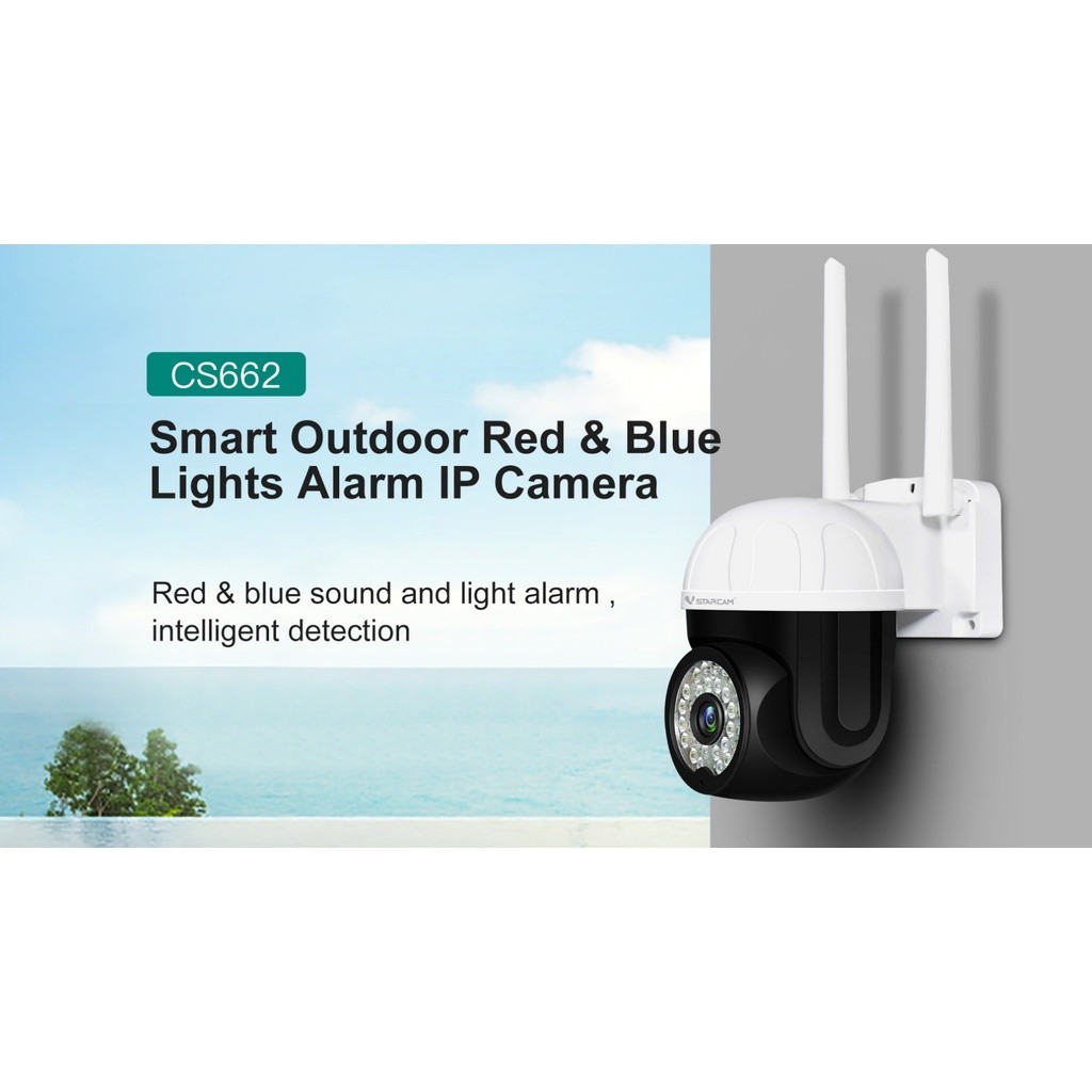กันขโมย Vstarcam CS662 / CS998 PRO / CS96PRO กล้องวงจรปิด  Outdoor ความละเอียด 3MP(1296P) กล้องนอกบ้
