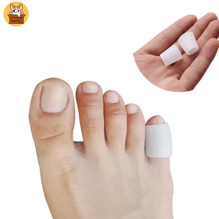 Am-az2pcs ซิลิโคนเจล Toe Protection Sleeve Pedicure Little Finger Tube Corns Blisters Bunion Corrector Pinkie Protector