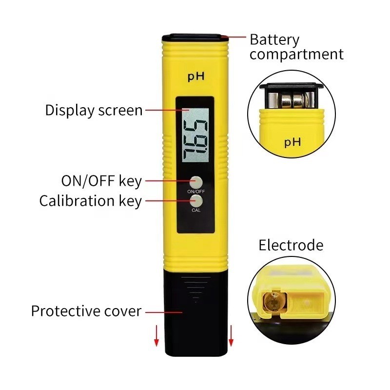 เครื่องวัด EC / เครื่องวัด pH วัดน้ำ วัดกรด วัดปุ๋ย วัดความเค็มน้ำประปา วัดเกลือเจือจาง - รูปที่ 2