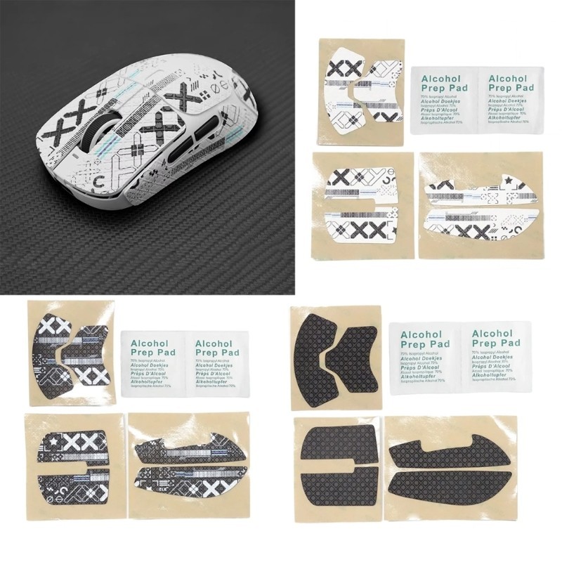 Flov4 เมาส์ Grip สติกเกอร์เทปสําหรับ VGN VXE เมาส์การควบคุมที่แม่นยํา Pre Cut Antislip