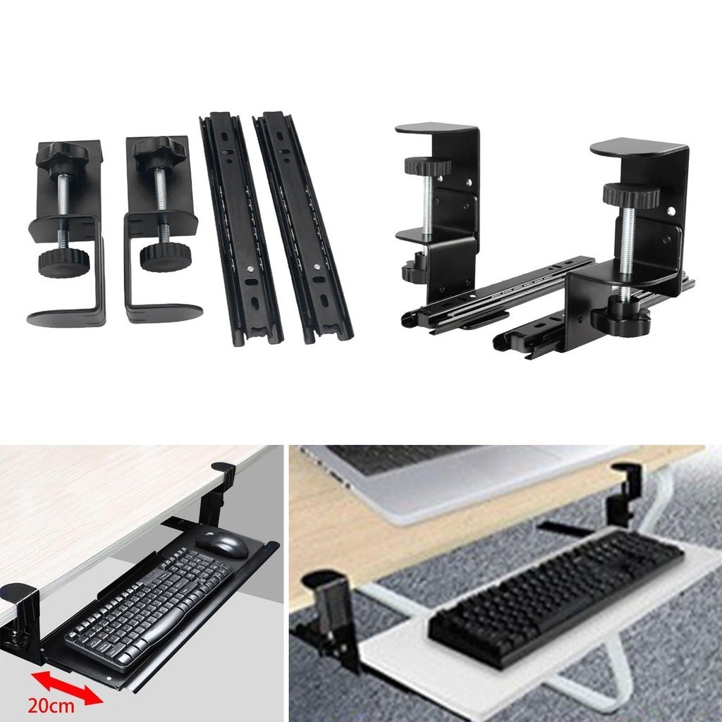 [besteffy1] ชุดราวแขวนคีย์บอร์ดติดตั้งง่ายรองรับส่วนขยายสําหรับโต๊ะเล่นเกมในบ้าน