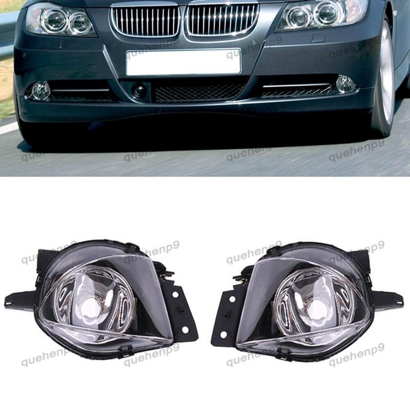 [quehenp9]กันชนหน้า Led ไฟตัดหมอกไม่มีหลอดไฟสําหรับ BMW 3 Series E90 2004-2011 E91 2004-2012 63176948373 63176948374 อุปกรณ์เสริมอะไหล่ทดแทน - รูปที่ 2