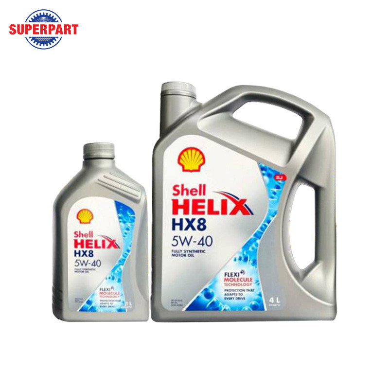 [Code 15DD300] น้ำมันเครื่อง SHELL HELIX HX8 B(5W-40) 4L แถม1L