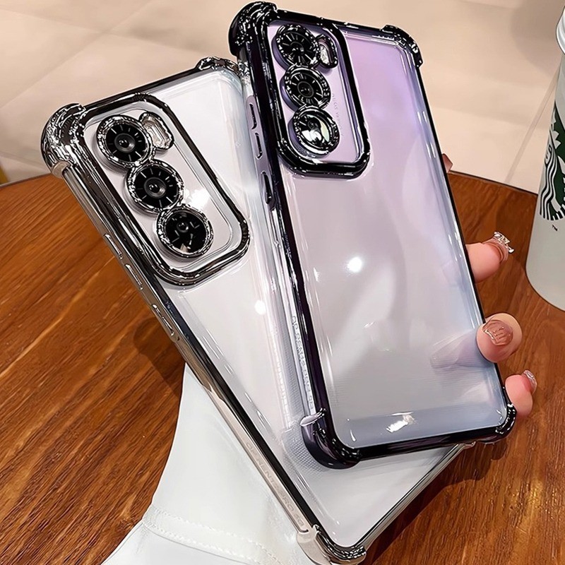 Realme C85 Pro C85Pro เคสโทรศัพท์ชุบโปร่งใสป้องกันกล้องถุงลมนิรภัยกันกระแทกฝาครอบซิลิโคนอ่อนนุ่ม - รูปที่ 4